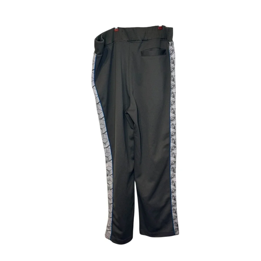 Akademiks Men's Track Pants Straight Leg Athletic Piping Pull On Gray Size 2XL - Picture 7 of 13